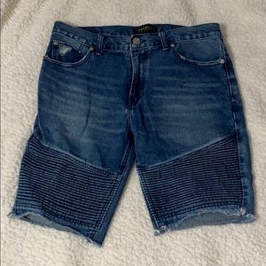 Men’s pacsun biker denim shorts